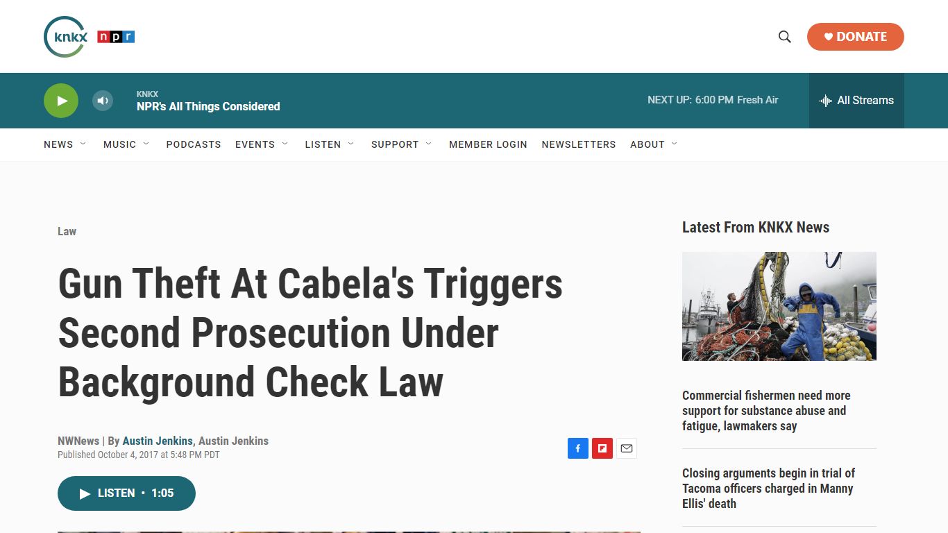 Gun Theft At Cabela's Triggers Second Prosecution Under Background ...